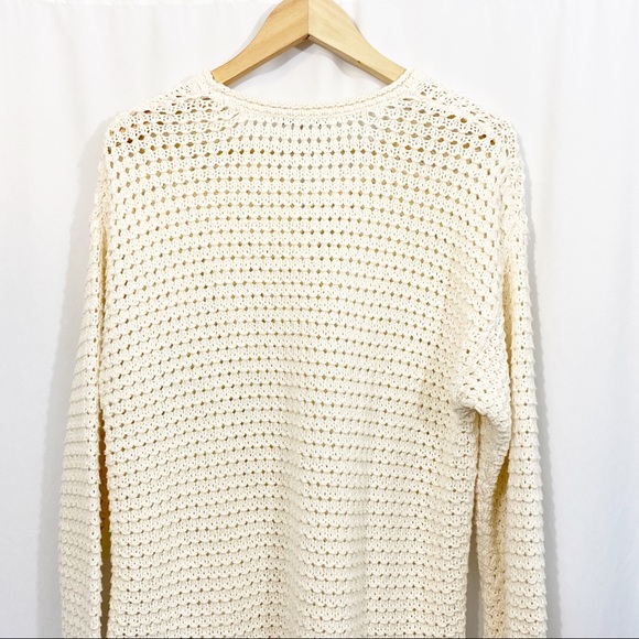 NEW Madewell Open Stitch Austen Knit Sweater Top - Picture 6 of 11